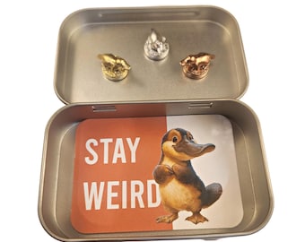 PLATYPUS - Three Platypus Hinge Magnet Set, Metallic Paint Options, Platypus Hinge Heads