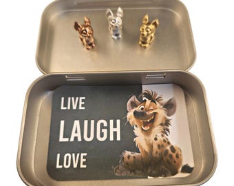 HYENA - Three HYENA Hinge Magnet Set, Metallic Paint Options, Hyena Hinge Heads