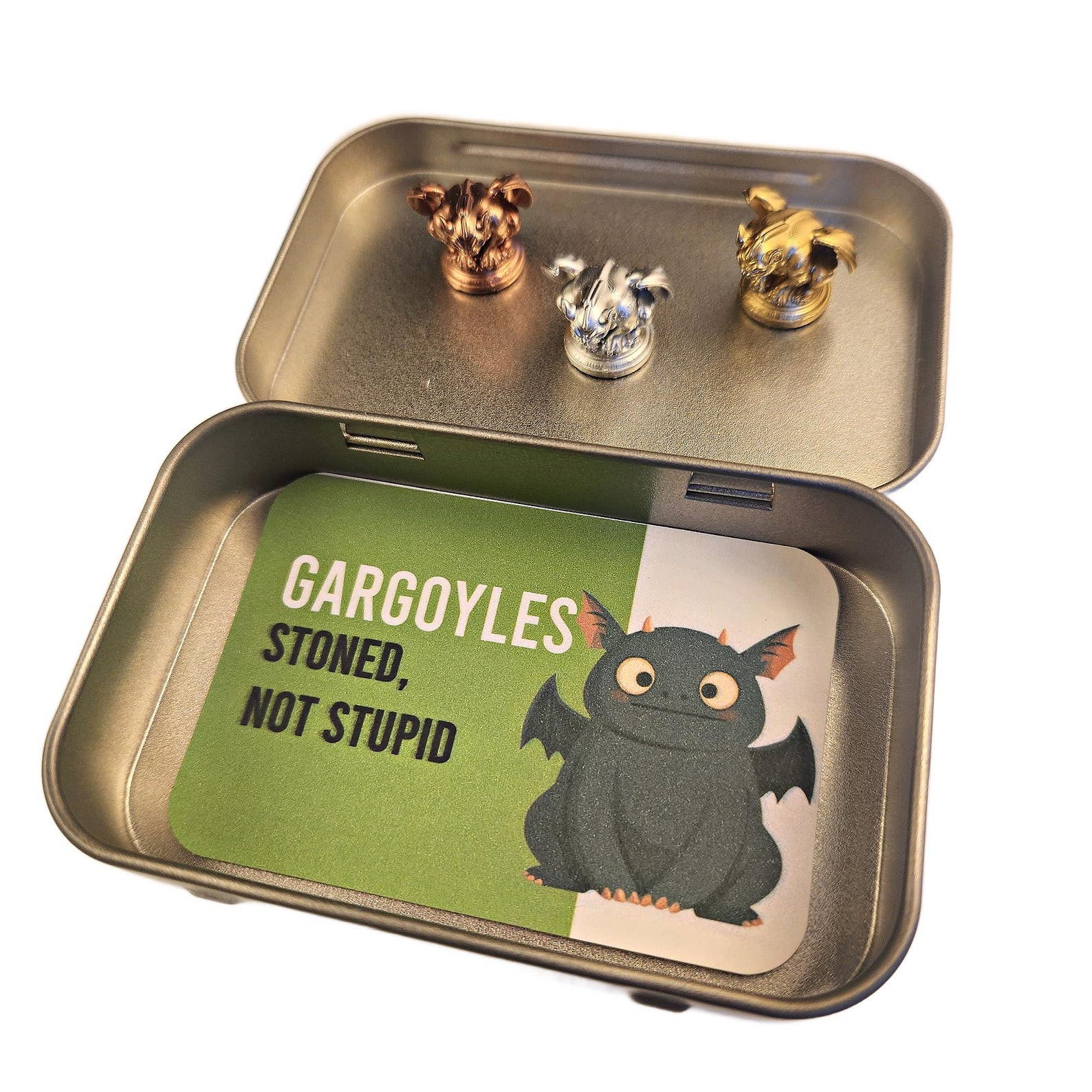 GARGOYLE | Three Hinge Head GARGOYLE Set, Gargoyle Magnets - Etsy