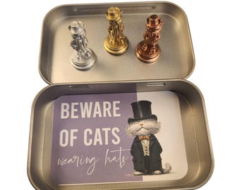 Fun CAT - Hinge Sitters, Magnetic Resin Dressed CATS Hinge Heads