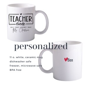 Favorite Teacher Gift Box Teacher Christmas Gift Teacher Personalized Mug Teacher Mode Teacher Candle Teacher Thank You image 2