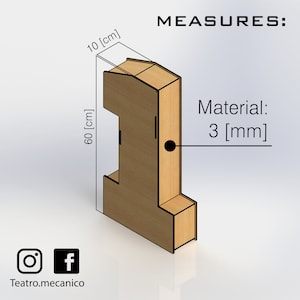 GESCHENKDOOS - 3D-NUMMERS 60 [cm]