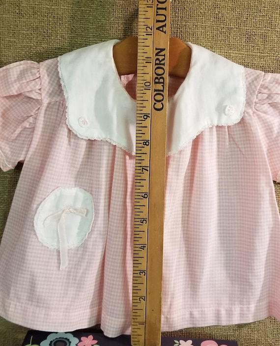 Vintage pink baby dress ~ Sweet!! (21 Vin80) - image 2