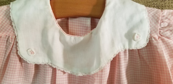 Vintage pink baby dress ~ Sweet!! (21 Vin80) - image 4