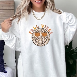 Fall vibes comfort colors crewneck sweatshirt, halloween comfort colors shirt, comfort colors crewneck, fall comfort colors sweat shirt