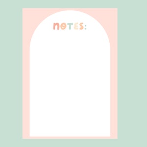 Colorful todo list notepad, to do list notepad, daily to do list, daily planner pad, notepad to do list, daily planner, school planner