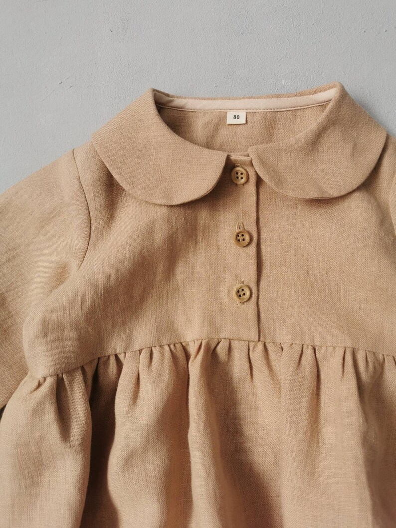 Linen baby romper Linen baby clothes Newborn outfit Baby Etsy