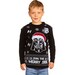 New Childrens Boys Girls Xmas Christmas Star Wars Jumper Sweater Knitted Retro 