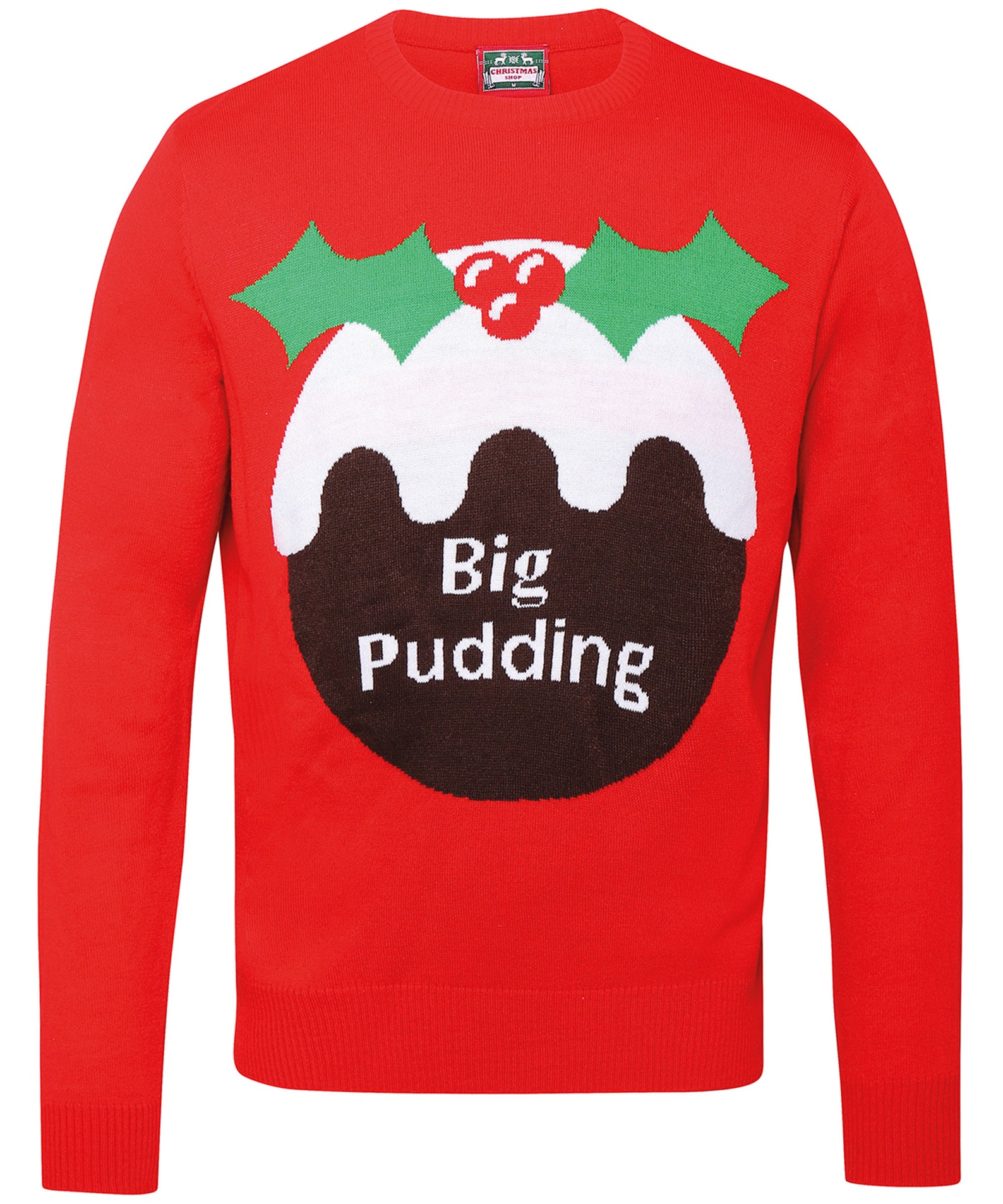 Mens Christmas Jumper Pudding Red | Etsy