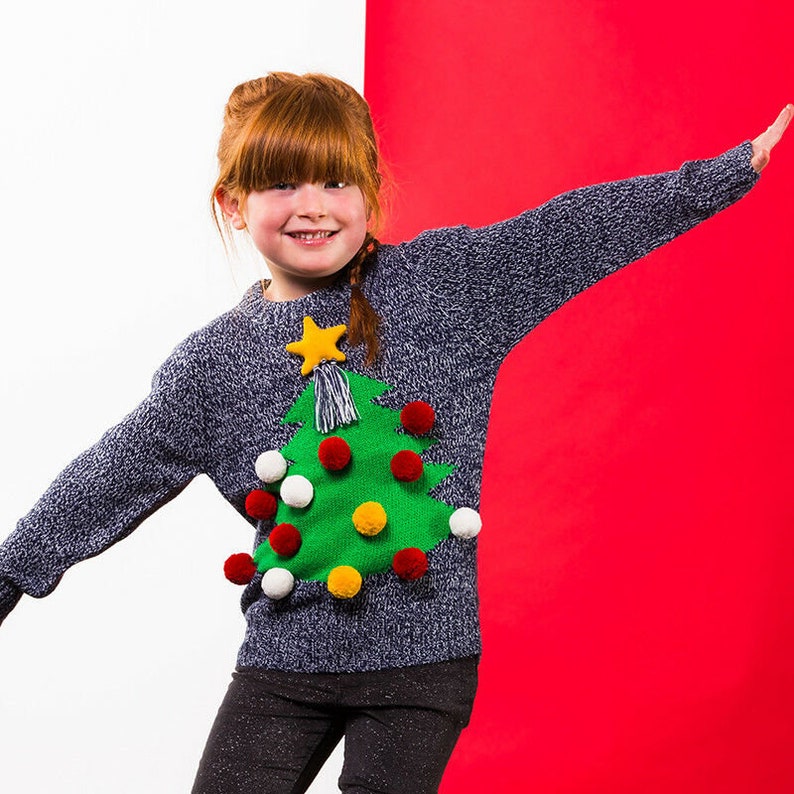 girls christmas jumper