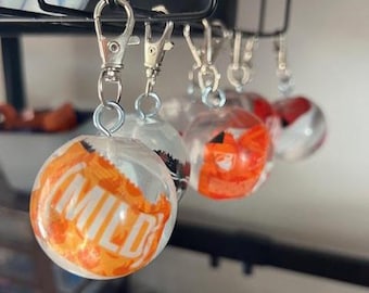 Emergency Sauce Resin Keychain: Funny Food Lover Gift