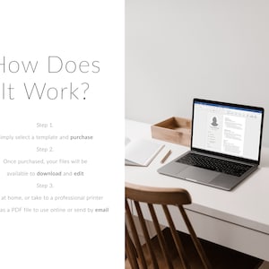 CV Template, Resume Template with Photo for Microsoft Word and InDesign, Professional and Creative CV image 6