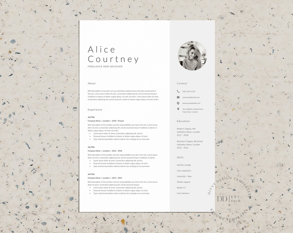 lebenslauf-vorlage-f-r-word-und-indesign-professionelle-etsy-de