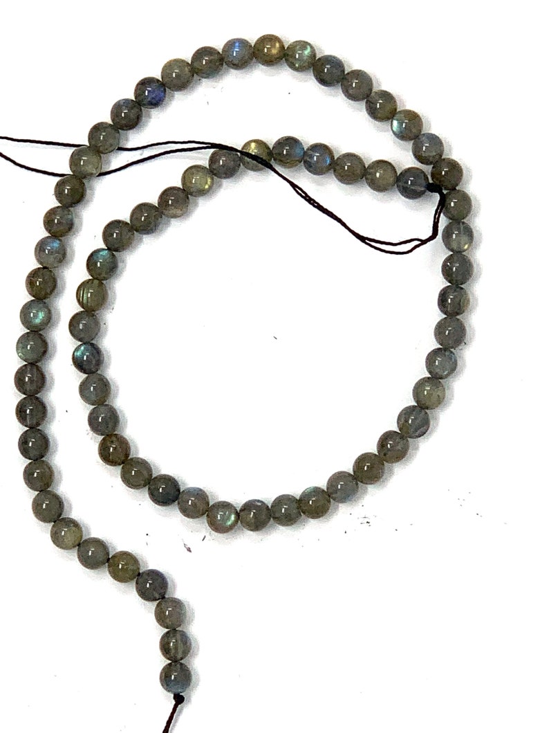 Good Quality A Grade Labradorite Beads 15.5 Strands 5 mm