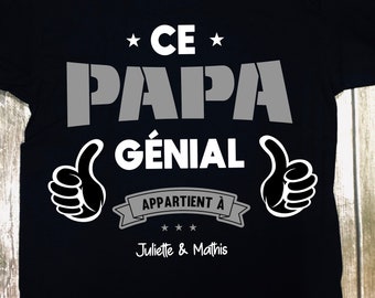 Camiseta: Este increíble PAPÁ/PAPI pertenece (manos)