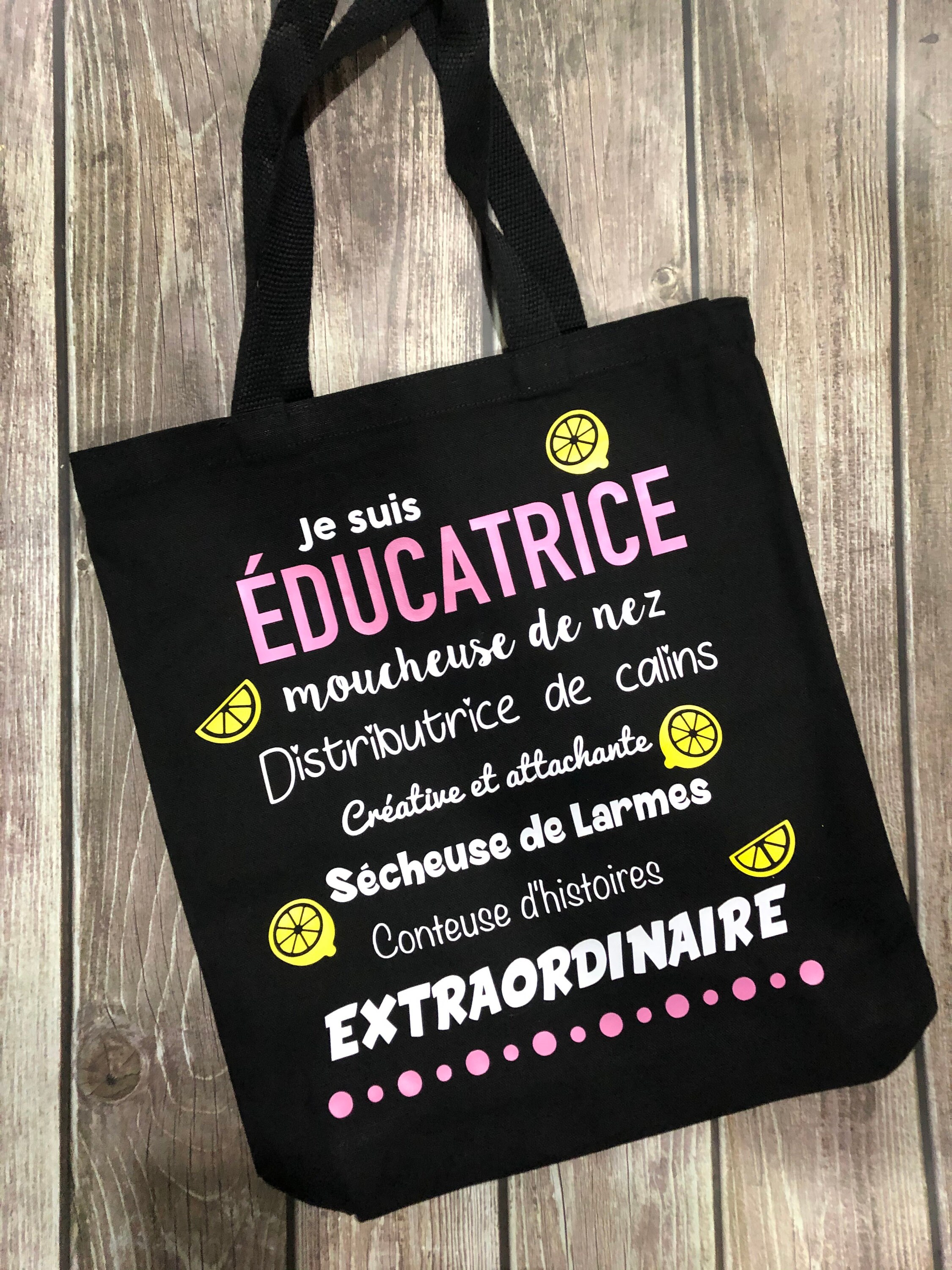 Sac éducatrice limonade Etsy