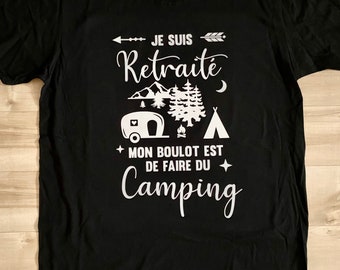 Camiseta: Soy jubilado CAMPING