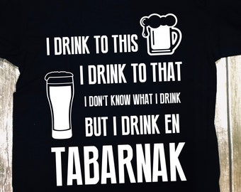 Camiseta: Brindo por esto... (cerveza modelo n.° 3)