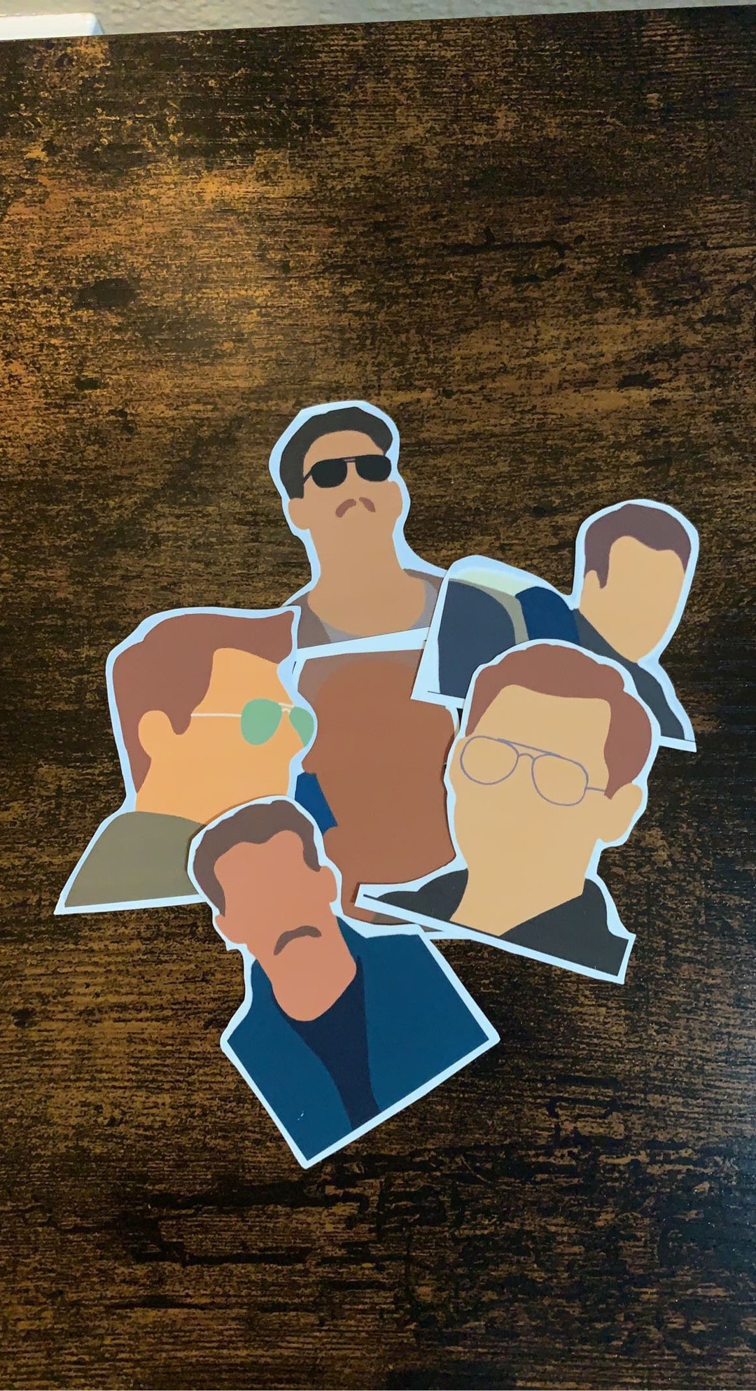 Top Gun Stickers 6pack Etsy