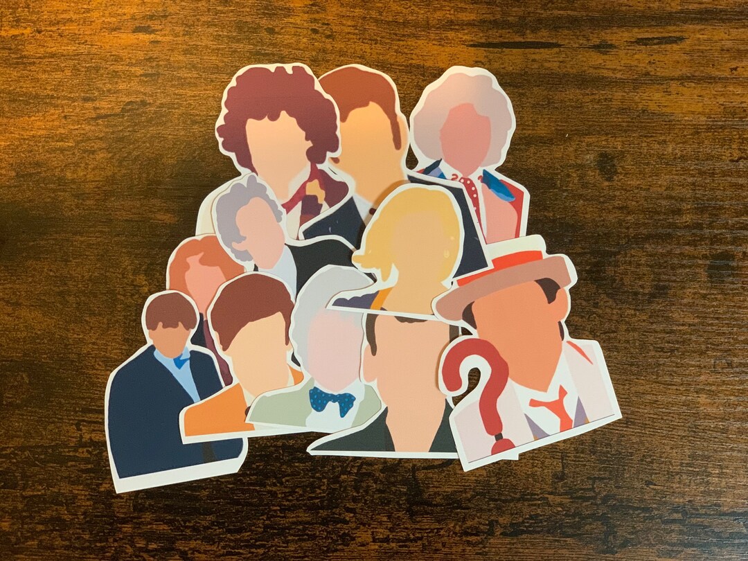 Doctor Who Stickers 6pack - Etsy