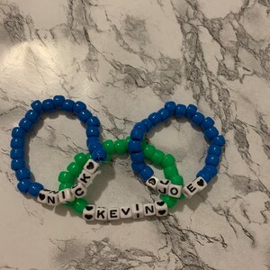 Jonas Brother Name Bracelets