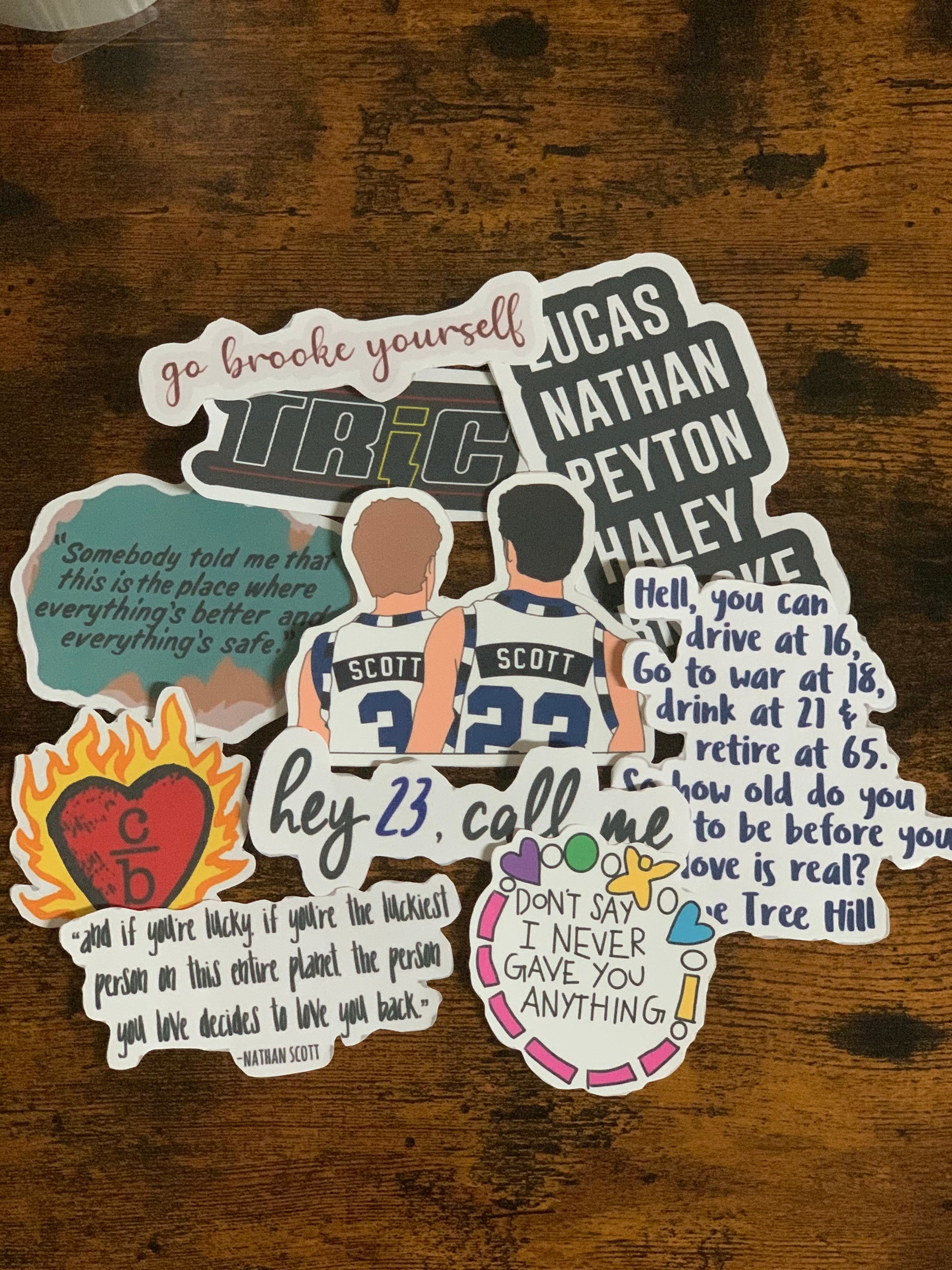 One Tree Hill Stickers Etsy