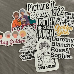 Golden Girls stickers (6pack)