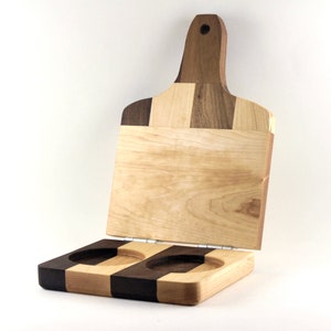 Handcrafted Wooden Tostonera doble for Perfect Puerto Rican Plantain Tostones, toston maker Walnut Maple image 1