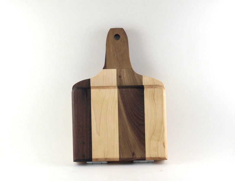 Handcrafted Wooden Tostonera doble for Perfect Puerto Rican Plantain Tostones, toston maker Walnut Maple image 2