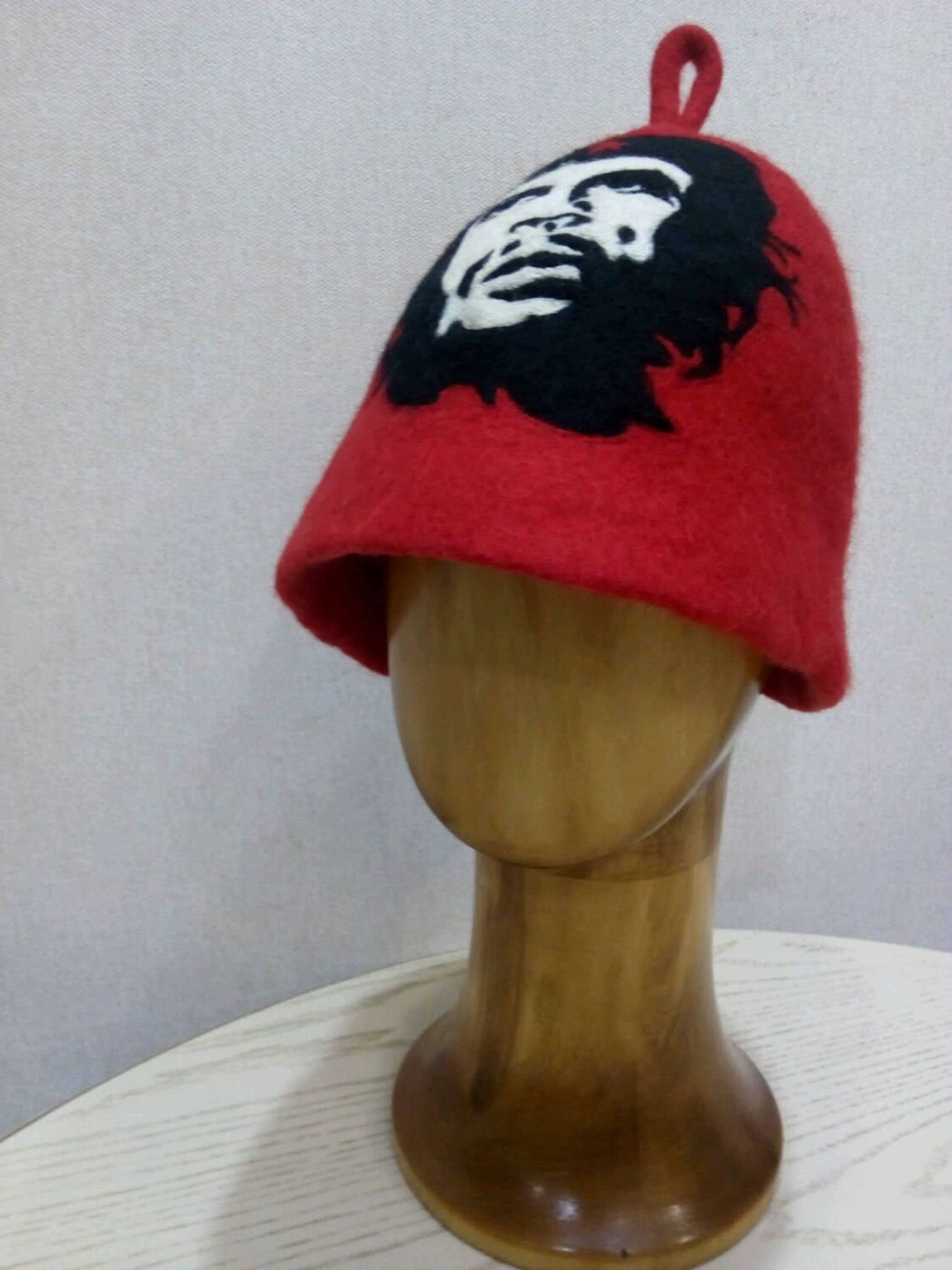 Handcrafted sauna hat felted 100 merino wool Etsy