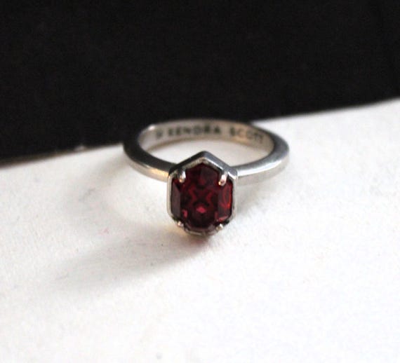 Kendra Scott Ruby Red Stone Ring - image 5