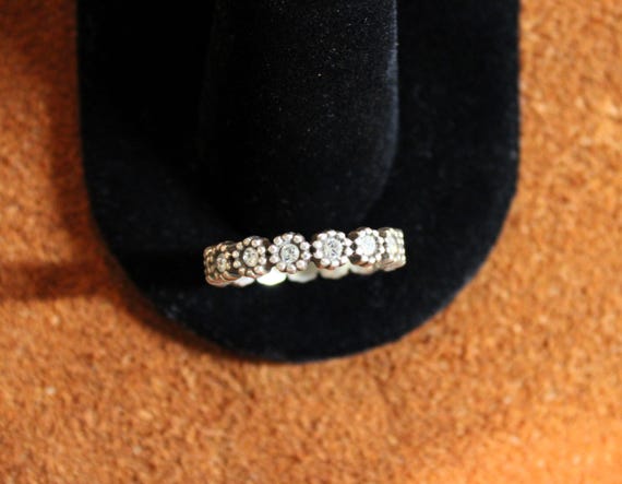 Brighton Twinkle Flower Infinity Ring - image 4