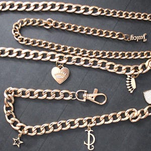 Juicy Couture Gold Belt With Charms - Etsy display picture 1