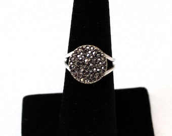 Juicy Couture Black Circle Statement Ring