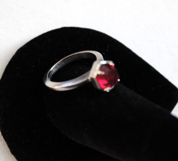 Kendra Scott Ruby Red Stone Ring - image 3