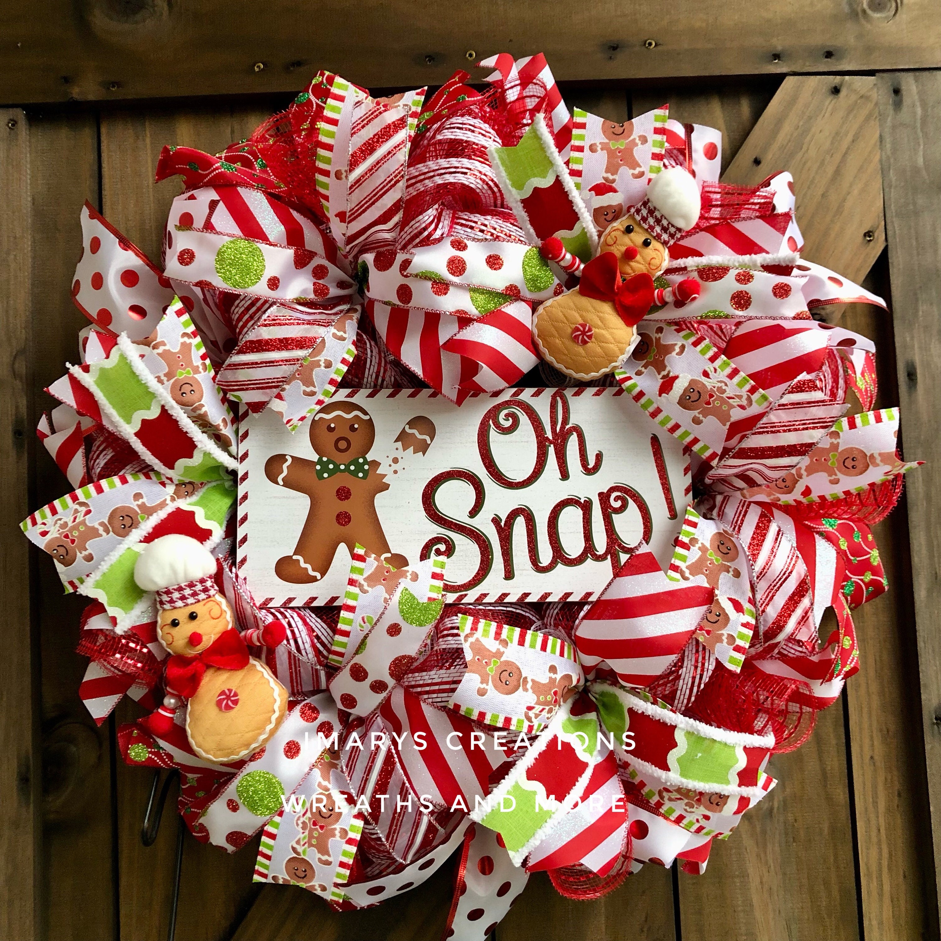 Gingerbread Christmas Wreath 