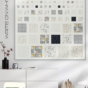 Write on White Quilt Pattern