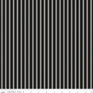 Fleur Noire Stripe Black