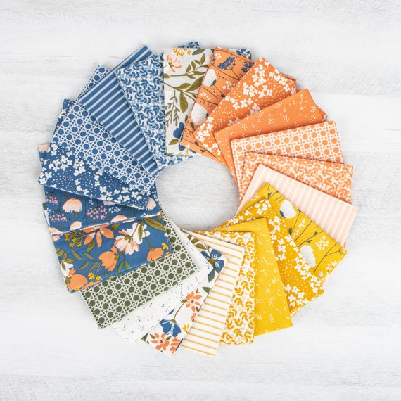 With A Flourish Fat Quarter Bundles, 21pcs/bundle