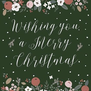 Warm Wishes 54in X 64in Panel Forest Digital