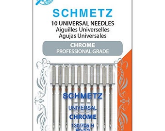 SCHMETZ Size Needle Chrome Universal Sz 80/12 10pc