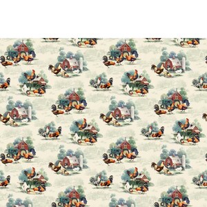 Rooster Farm House Color Farm