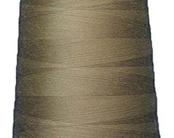 May include: A spool of brown thread.