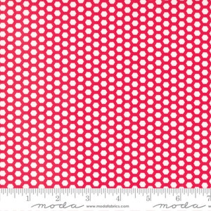 Berry Basket Cranberry Honeycomb Moda #1