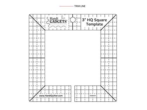 HQ 3-inch Square Template | Etsy