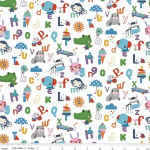 Lets Play Alphabet White