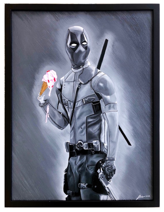 Mains De Bebe Et Cones De Gaufre Deadpool Etsy