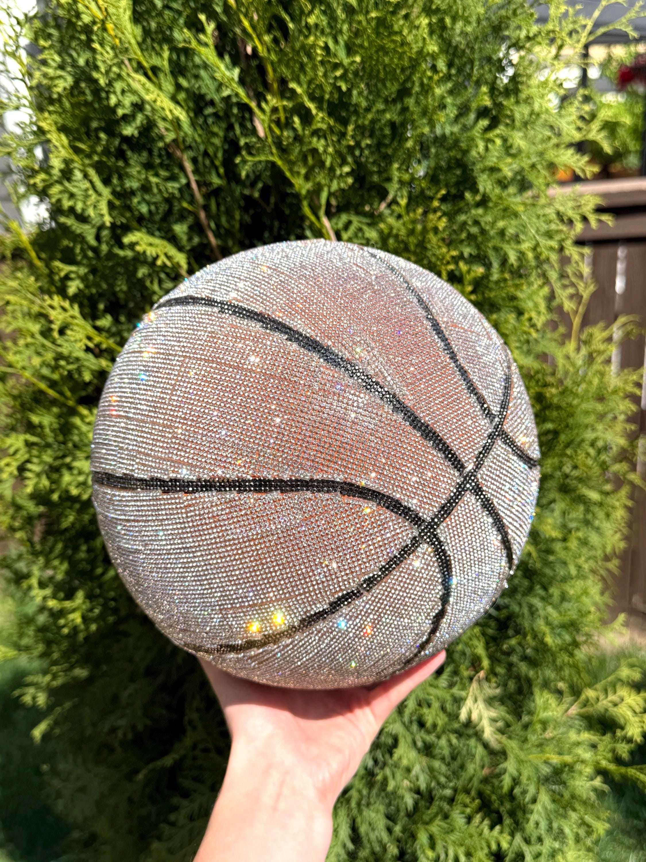 rhinestone basketball basketball purse