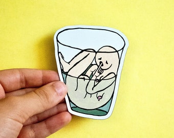Magnet • Lonely Nude Sucking Finger • Erotic Feminist Art
