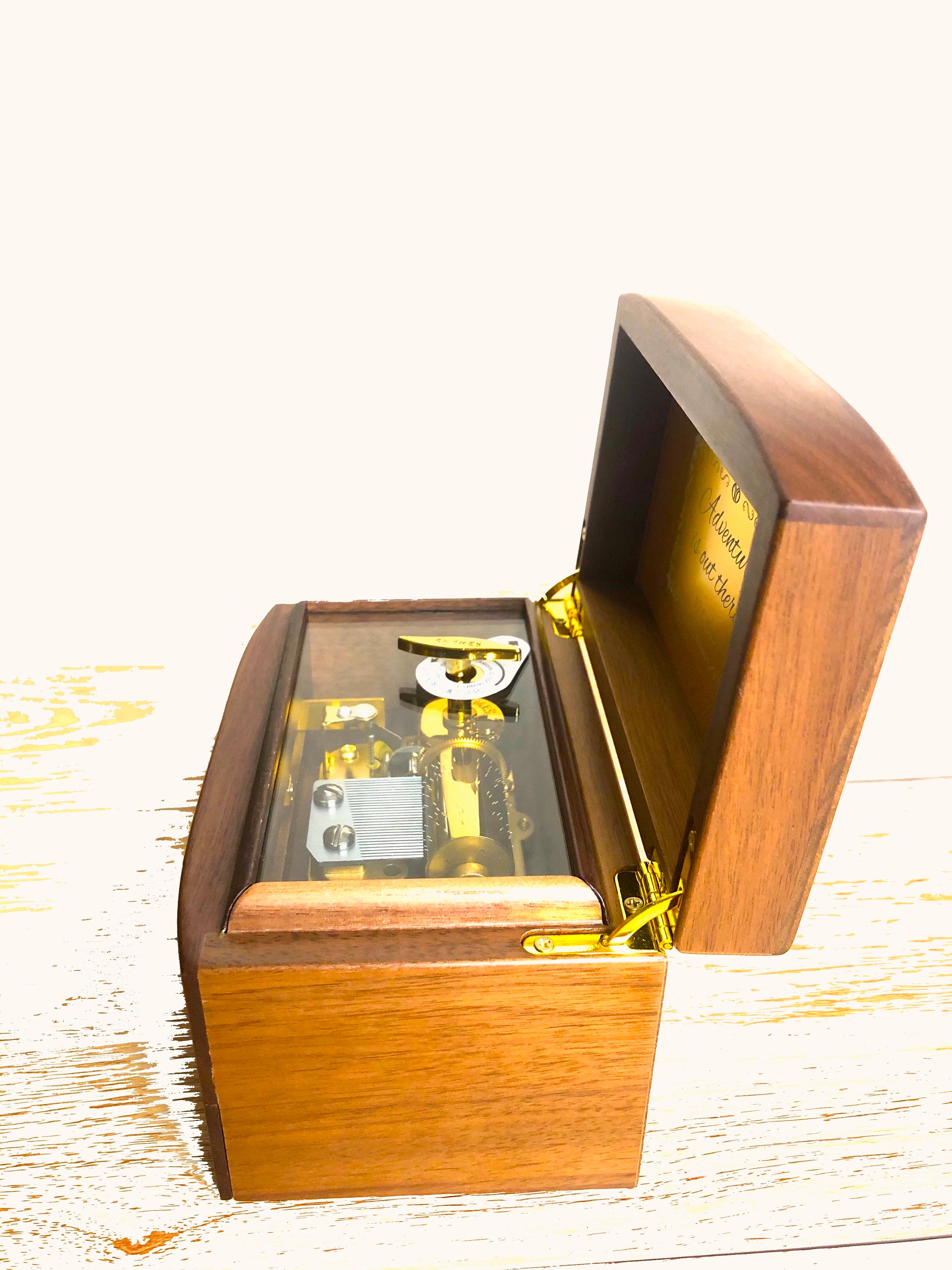 30Notes Windup Wooden Music Box Choice of Favorite PopJazz Etsy